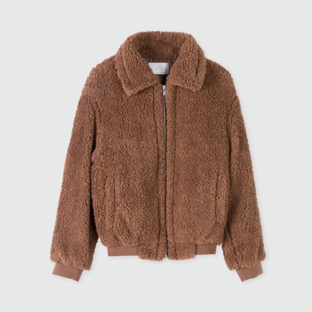 OAK+FORT Teddy Bomber Coat